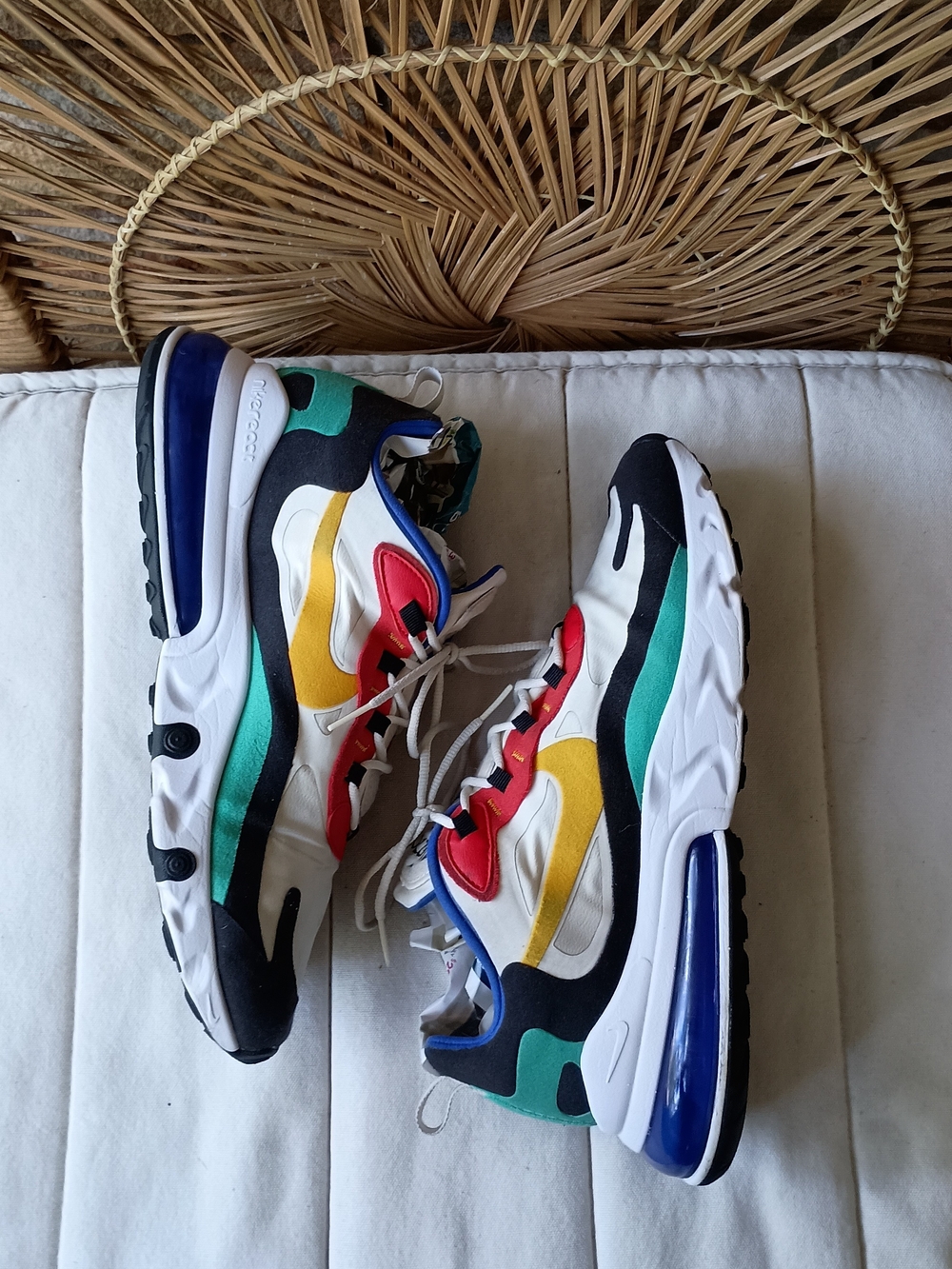 Nike Men's Multicolor Air React Element 87 Style Sneakers_12